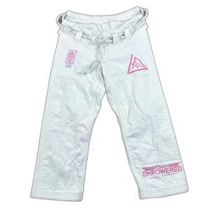 Gracie Jiu-Jitsu Women Empowered FlexFight Gi White Pants Size FO